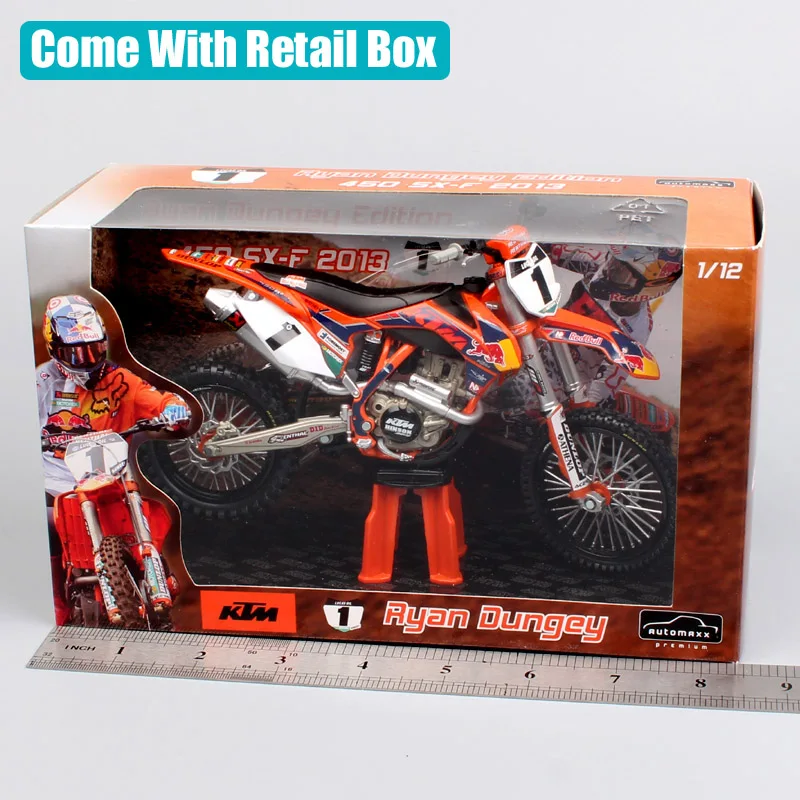 1/12 весы Automaxx KTM SX-F 45 № 1 Райан данжи redbull enduro dirt bike мотоцикл напитка red bull от производителя литья под давлением модель игрушка для детей