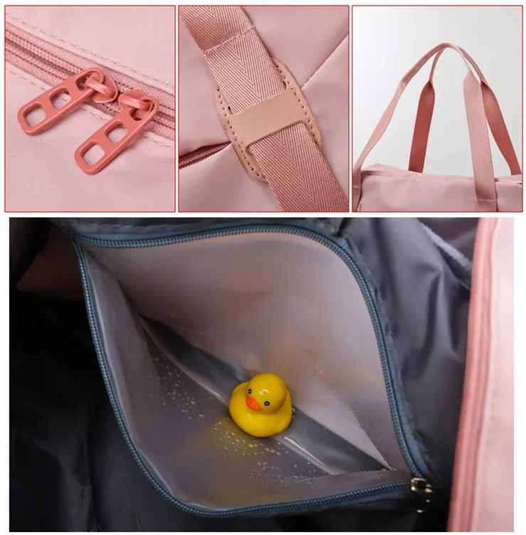 Large Capacity Waterproof Oxford Travel Bag Unisex Zipper Fitness Gym Yoga Storage Handbag Shoulder Messenger Bag Duffle Luggage