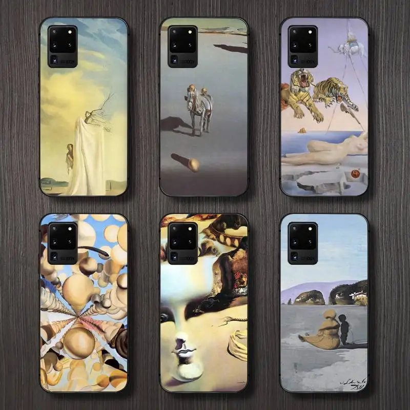 

Salvador Dali Retro art painting Phone Case For Samsung galaxy A S note 10 12 20 32 40 50 51 52 70 71 72 21 fe s ultra plus