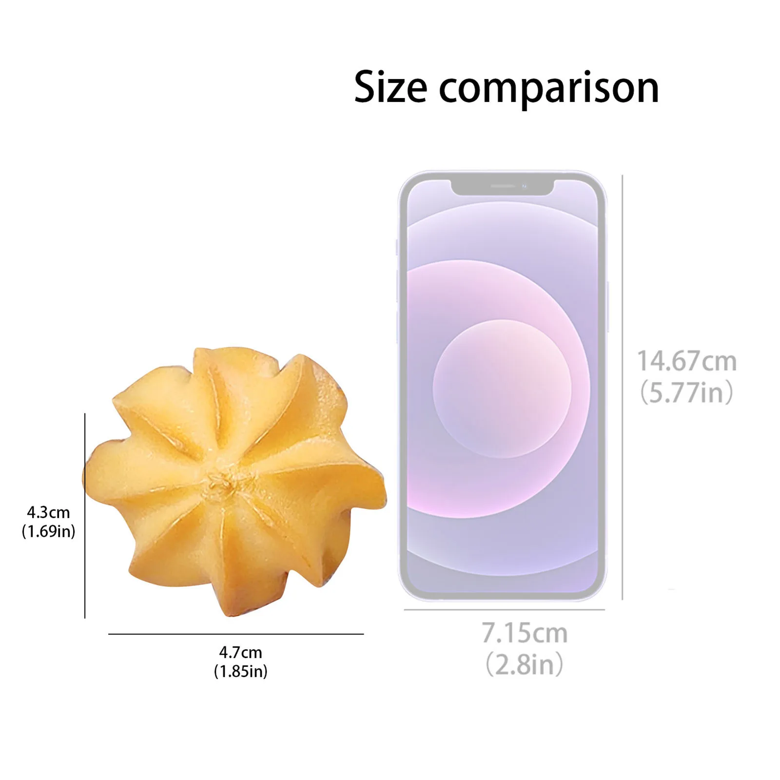 Mini Simulation Biscuit Refrigerator Magnet Whiteboard Message Paper Fixer Photo Frame Home Decoration Pvc Cute #40 | Дом и сад