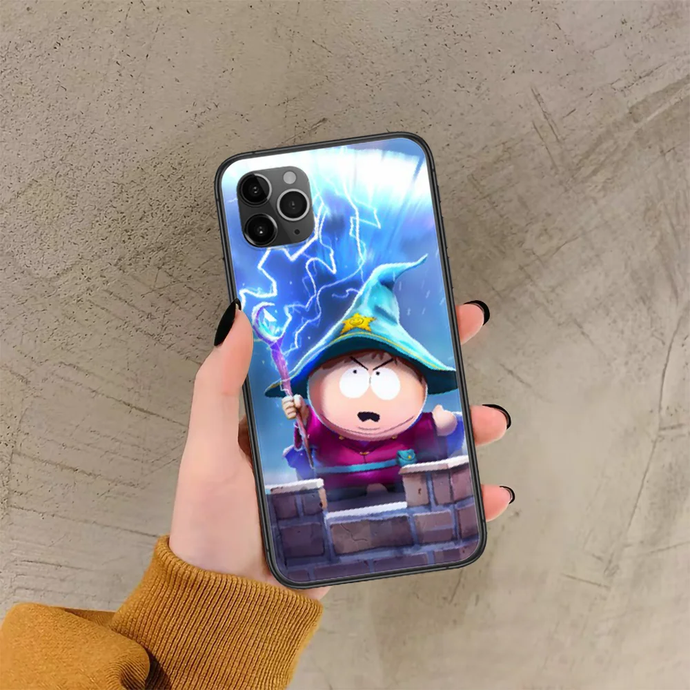 

South-Park Painting Phone Case For Iphone 4 4s 5 5S SE 5C 6 6S 7 8 Plus X XS XR 11 12 Mini Pro Max 2020 black Funda Pretty Cover