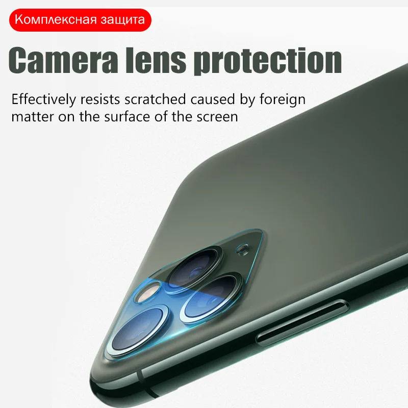 15D объектив камеры закаленное стекло для iPhone 11 Pro XS MAX Полное покрытие экрана протектор для iPhone XR X 7 8 Plus HD защитная пленка