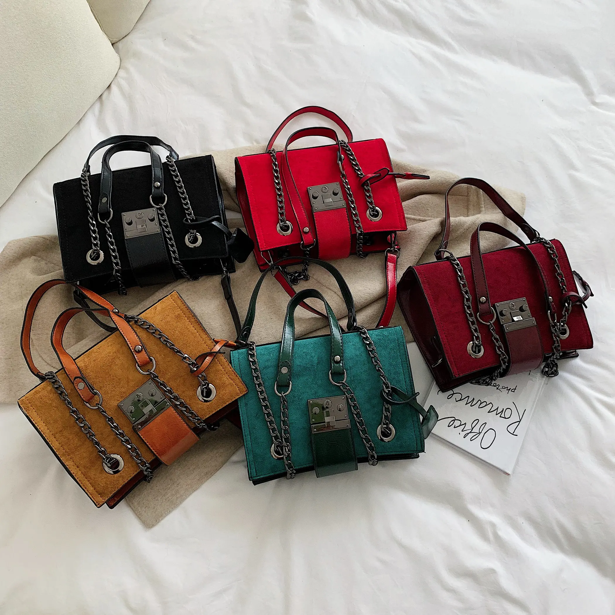 

Scrub Leather Crossbody Bags for Women 2021 Small Luxury Quality Shoulder Simple Bag Female Travel Chain Handbags and Purses