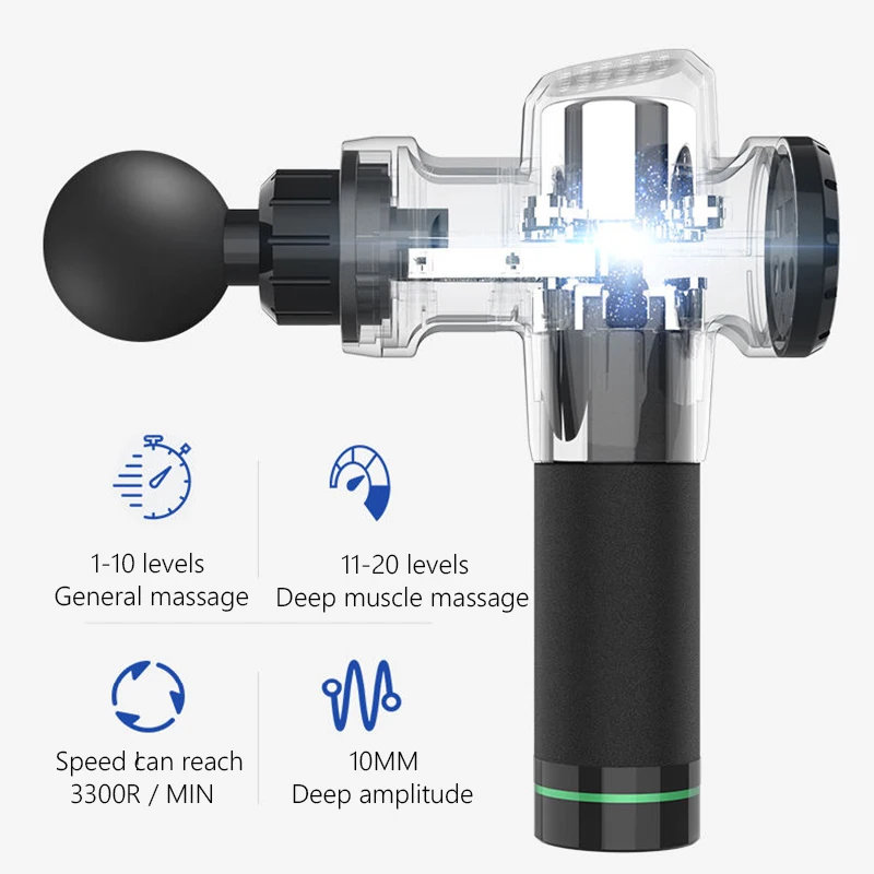 Электрический массажный прибор для мышечной физиотерапии глубокого массажа