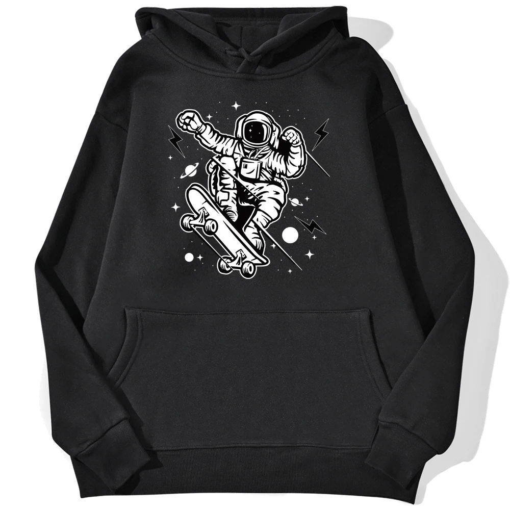 

Skateboard Spaceman Harajuku Hoodies Women Hot Sale Loose Streetwear Hip Hop Street Sweatshirt Sport Casual Hoodie For Female
