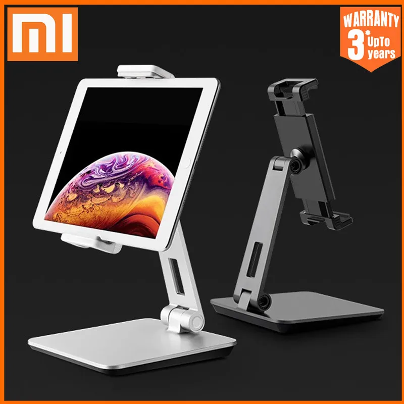 

Xiaomi регулируемая алюминиевая подставка для планшета 360 Поворотный складной держатель для планшета для iPad Tab Kindle Nintendo Switch (4,7-13 дюймов)