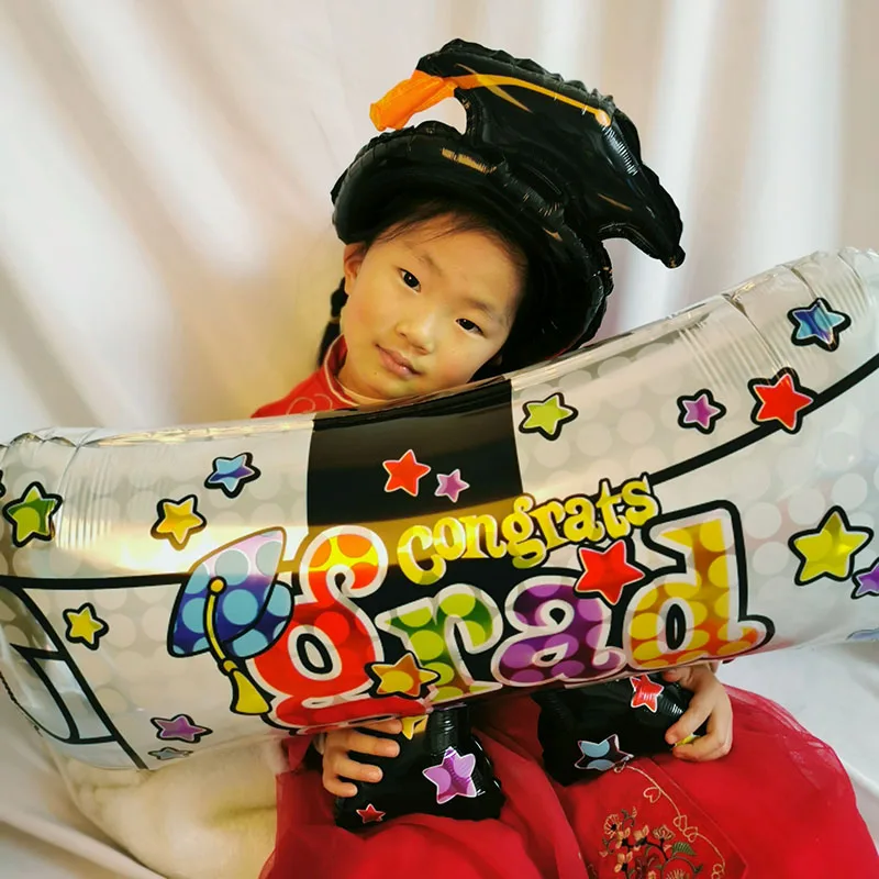 1 шт. гигантские поздравления выпускной докторские фольгированные шары медведь