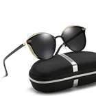 Роскошные женские солнцезащитные очки модные круглые женские винтажные Ретро брендовые дизайнерские женские солнцезащитные очки большого размера