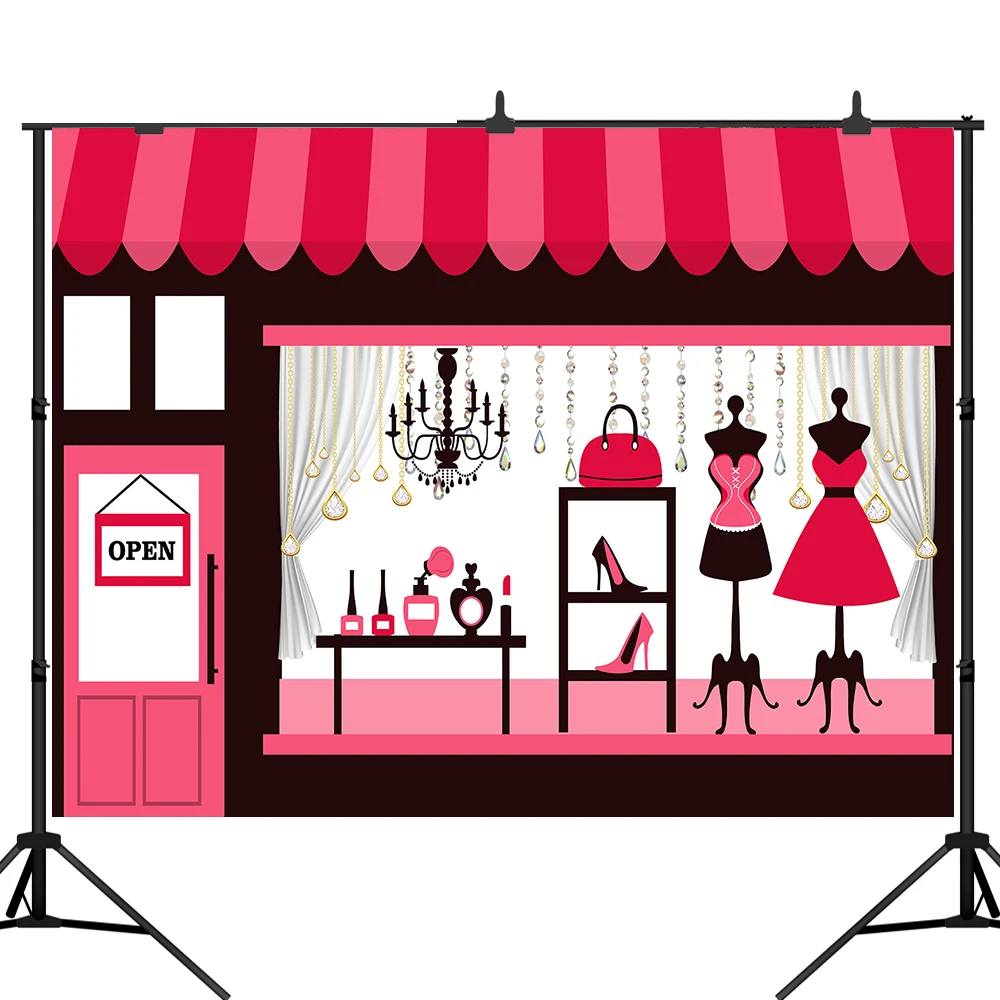 

Lyavshi Розовая Одежда для маленьких девочек украшения гостиной фон для детских празднований дня рождения вечерние сладости Таблица Баннер Фо...