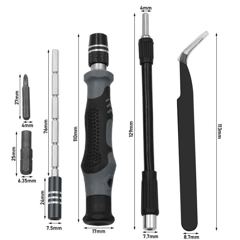 

115 in 1 Screwdriver Set of Screw Driver Bit Sets Multi-function Precision Mobile Phone Repair Device Hand Tools Parts Hot Sale