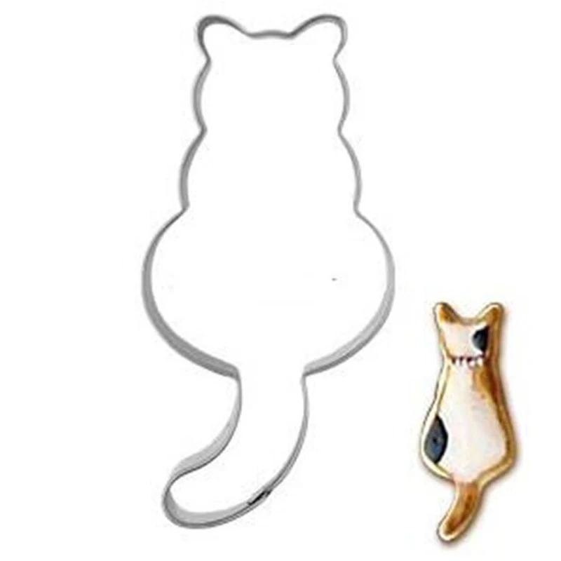 Принадлежности для выпечки кошачий сахар штамп печенья резак Мусса инструменты