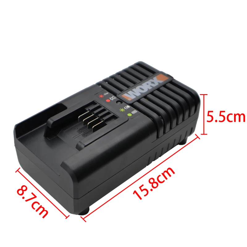 wa3860 lithium battery original charger for worx 20v wa3551 wa3572 wa3550 wa3553 wg629 wa3760 wa3880 free global shipping