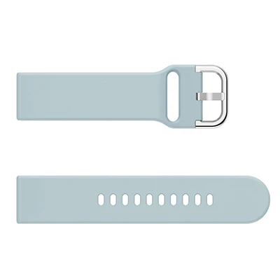 Light Blue Для Xiaomi Huami Amazfit GTS ремешок Смарт-часы Silione браслет для Amazfit GTR 47 мм 42 мм браслет для Amazfit Bip полосы для часов - Цвет: Light Blue