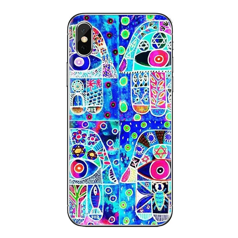 Чехлы Будда Хамса от дурного глаза Magic Иудаика для iPhone XS Max XR X 4 4S 5 5S 5C SE 6 6S 7 8 плюс