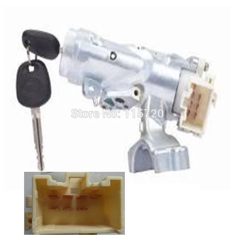 Заводской переключатель зажигания в сборе с 2 ключами для TOYOTA 7K QUALIS HILUX VIGO 2000