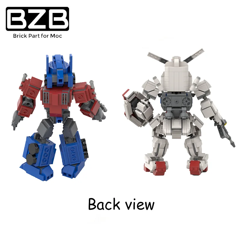 

BZB MOC японский анимационный робот мяча Творческий локомотив строительный блок модель детские игрушки DIY Кирпич лучшие подарки