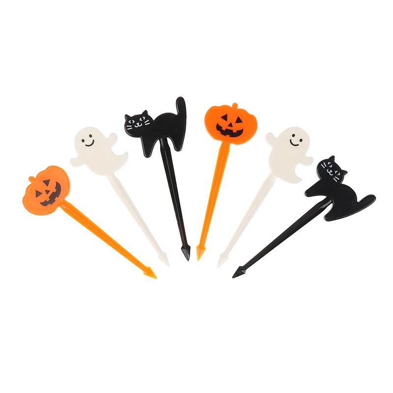 

Kids Safe Cartoon Animal Fruit Fork Set Plastic Cute Toothpick Tableware