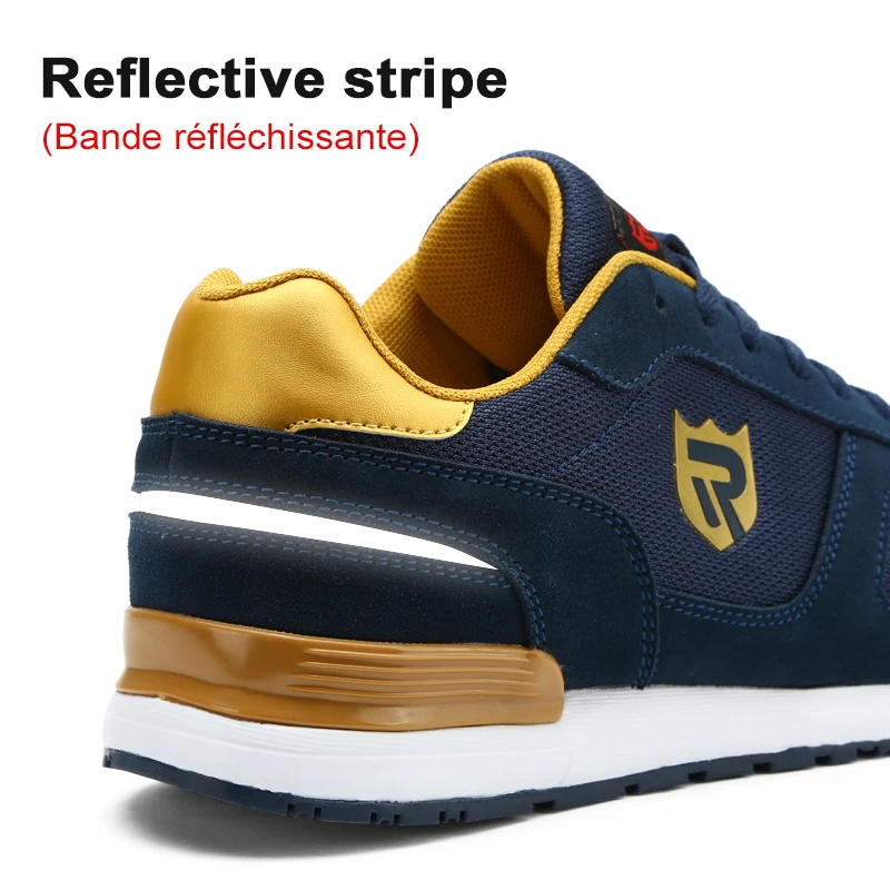 DYKHMILY/защитная обувь со стальным носком мужские Нескользящие кроссовки SRC легкие