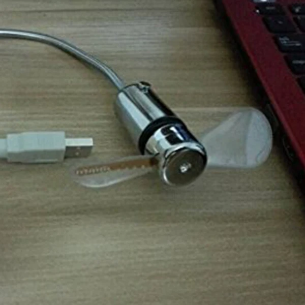 Светодиодный USB вентилятор для часов с функцией отображения в реальном времени