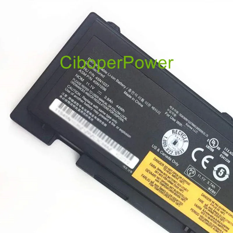 Оригинальный аккумулятор 44WH для T420s t420si 45N1039 45N1037 45N1036 42T4846 42T4847|Аккумуляторы