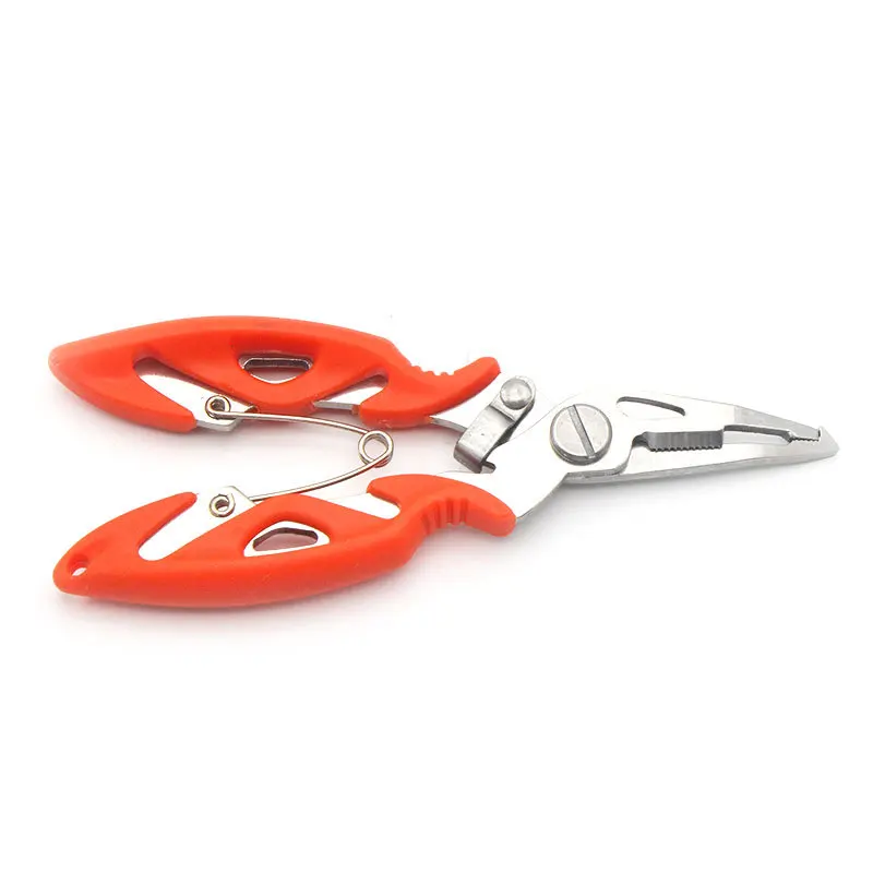 WAVEISLAND Fishing Plier Lure Hook Remover Tackle Tool Fish Tongs Scissors Multi Scissor Braid Line Cutter Function Plier images - 6
