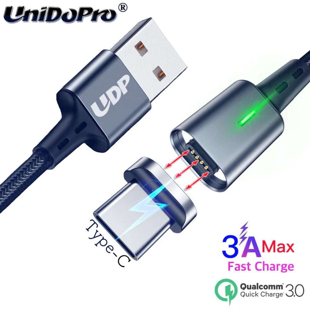 3а Магнитный QC 3 0 USB Type C кабель для Sony Xperia 5 1 ii XZ3 L1 L2 L3 L4 XZ XZs XZ1 XZ2 Premium X Compact XA1 10 Plus