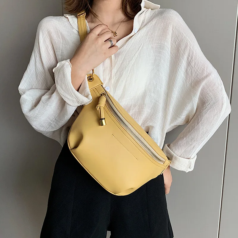 Youda оригинальный сплошной цвет нагрудная сумка большой емкости Женские Карманы