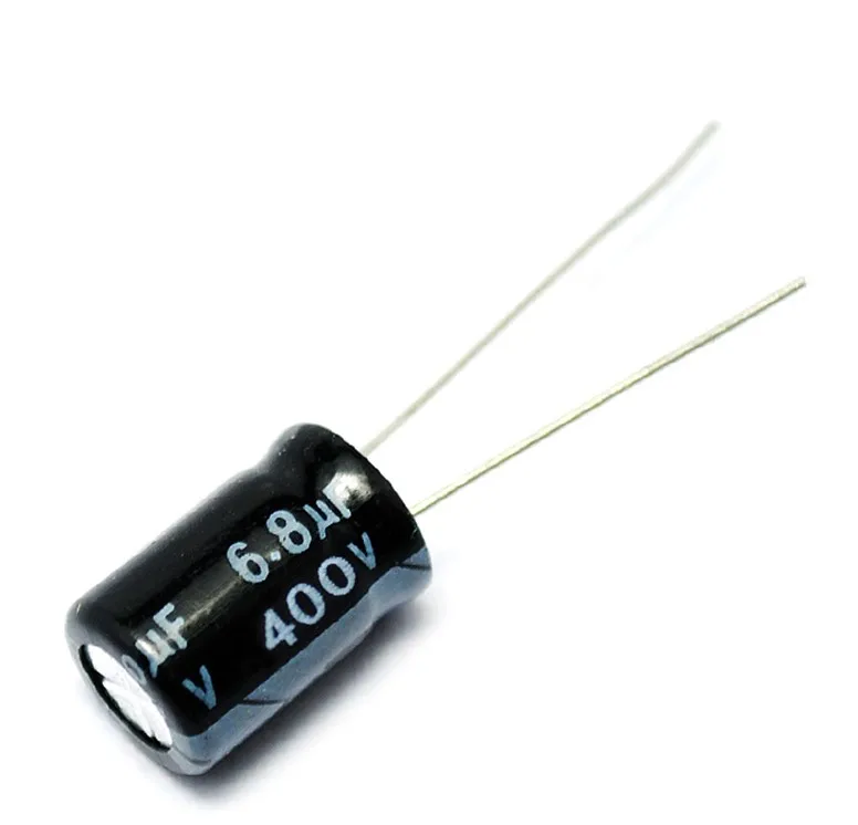 

10PCS Higt quality 400V6.8UF 10*13 6.8UF 400V 10*13MM Electrolytic capacitor