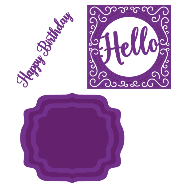 

Seasonal Frame Metal Cutting Dies New Stencils for DIY Scrapbooking Paper Cards Craft Making Craft Fun Decoration Christmas