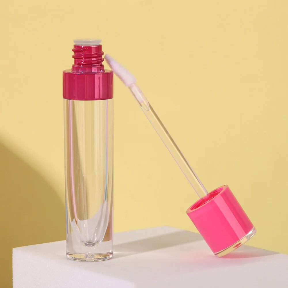 5 шт. 8 мл пустая бутылка для блеска губ прозрачный бальзам контейнер с резиновой