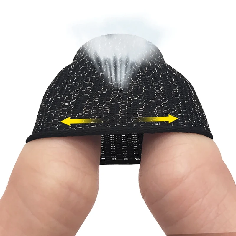 

1 Pair Finger Sleeve Ultra-thin Touch Screen Anti Sweat Washable Controller Gloves Cover Mobile Phone Game Accessories