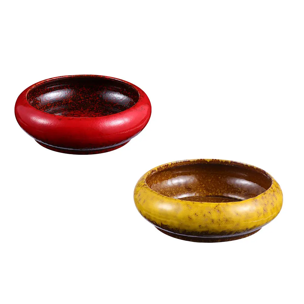 

2pcs Retro Artistic Flower Pot Succulent Planter Bonsai Ceramic Container