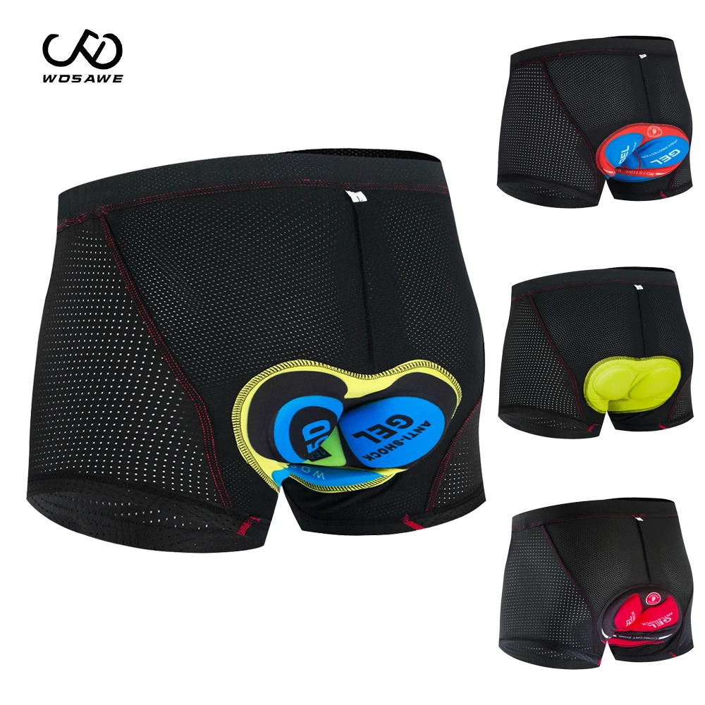 Велосипедные шорты WOSAWE 2021 мужское нижнее белье для велосипеда 5D велосипедное с