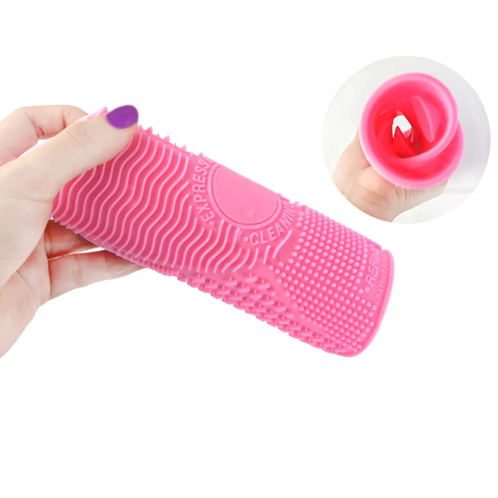 Портативная мягкая щетка для макияжа чистящий коврик мини косметическая моющий