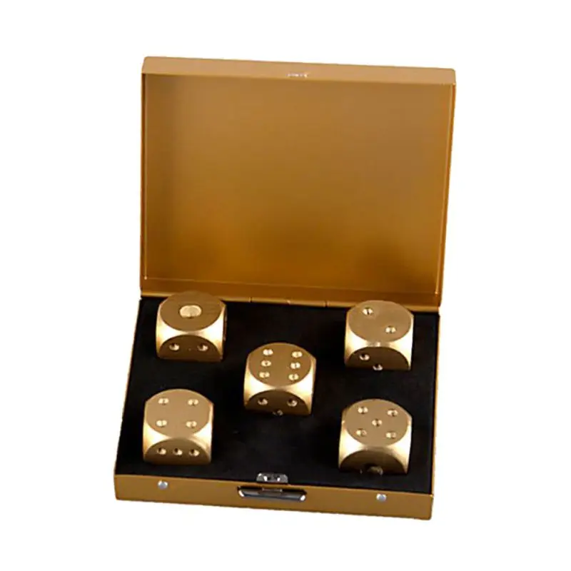 5pcs Aluminum Alloy Metal Dices Set Whisky Dice Stones Ice Cube Bucket Reusable Keep Wine Chilling Poker Party Accessories | Дом и сад