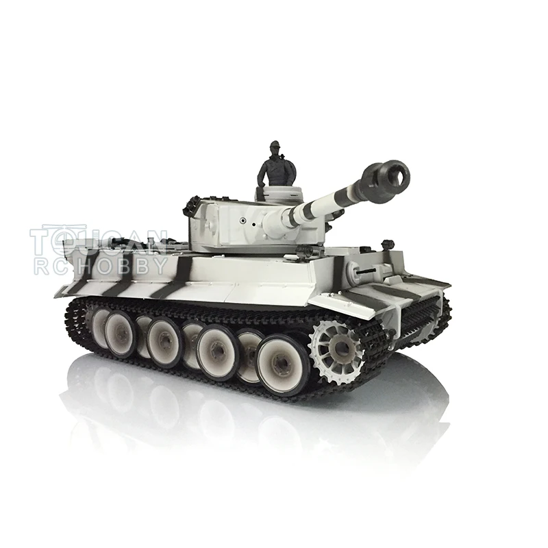 Heng Long 1/16 Scale TK7.0 пластиковый Tiger I RC Tank 3818 стальная коробка передач отдача ствола
