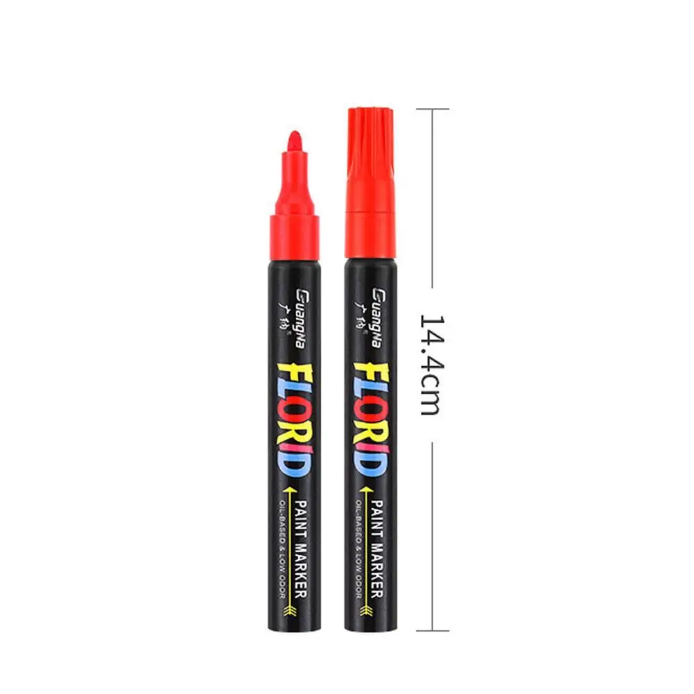 

Twelve-color Acrylic Paint Marker Pen Set For Creative DIY Graffiti Drawing V6X2