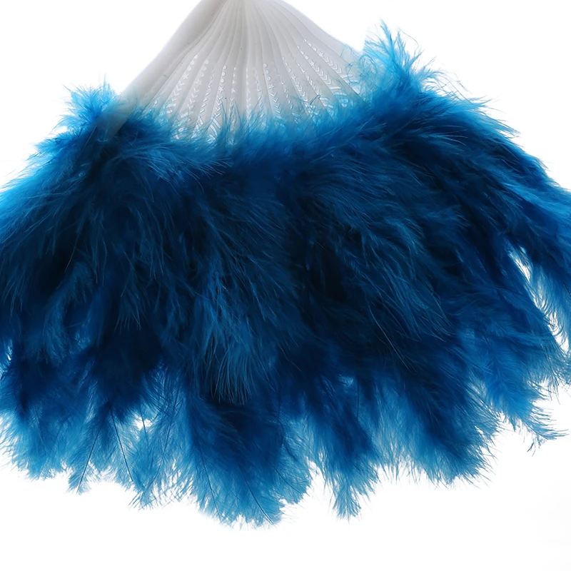 Танцевальные Фанаты для шоу женщин и девушек вееры с перьями складные