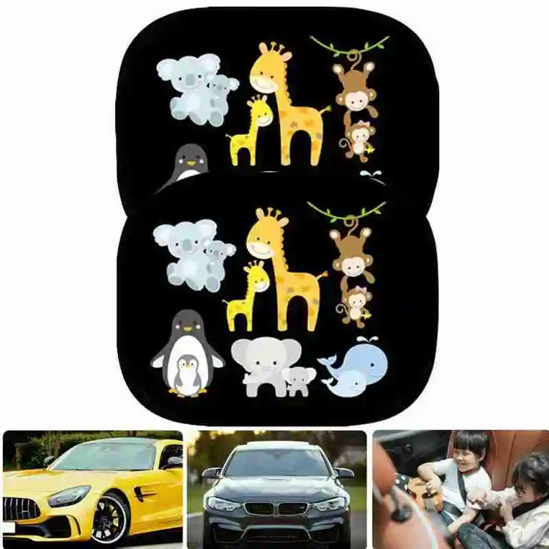 

Милый чехол Cartton для автомобиля, солнцезащитный козырек, летняя Защита от УФ-лучей, защита от пыли, солнцезащитный козырек для ребенка