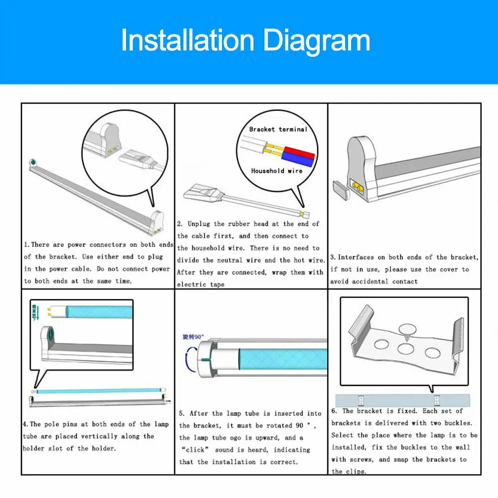 УФ-стерилизатор 6 Вт 8 озоновый светильник UVC дезинфекционная лампа чистящий