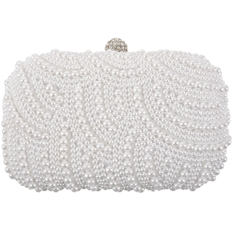 

Fashion Clutch Bag Beaded Party Bridal Handbag Wedding Evening Purse