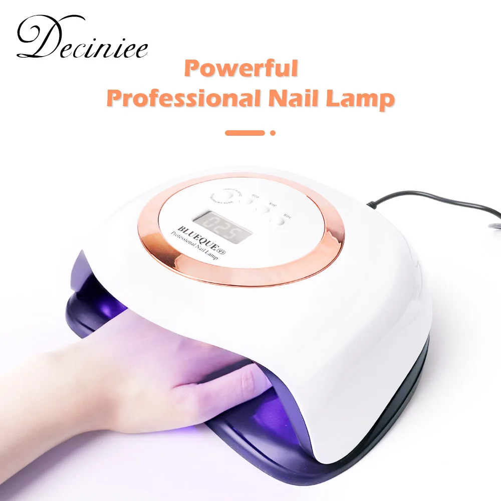 Мощная лампа для полировки ногтей Сушилка машина с двумя руками 42 Светодиодный
