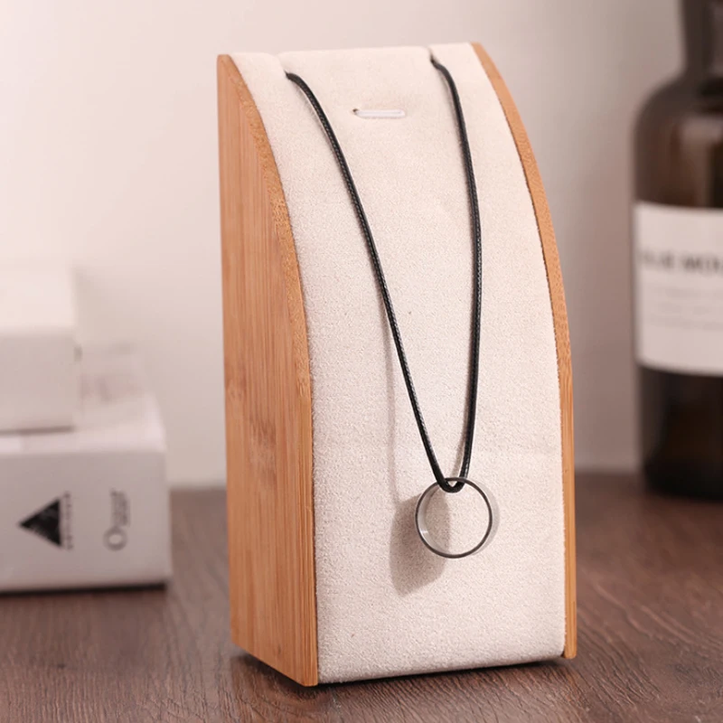 3pcs Fashion Bamboo Wood Combination Jewelry Display Stand Necklace Pendant Shelf Prop Storage Rack/Box | Украшения и аксессуары