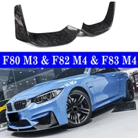 forged carbon fiber front performance bumper splitter lip for bmw f80 m3 f82 f83 m4 1417