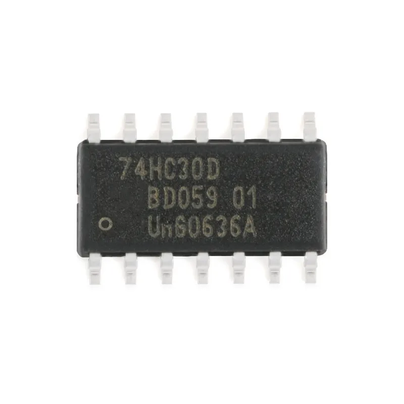 10PCs SMD 74hc30d 653 SOIC-14 одноканальный 8-входной логический чип интеграции NAND Gate |