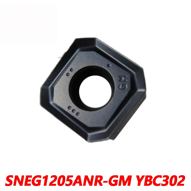 

100% Original SNEG SNEG1205ANR-GM YBC302 10pcs Carbide Blade 1205ANR CNC Lathe Blade Processing Steel Parts High Efficient