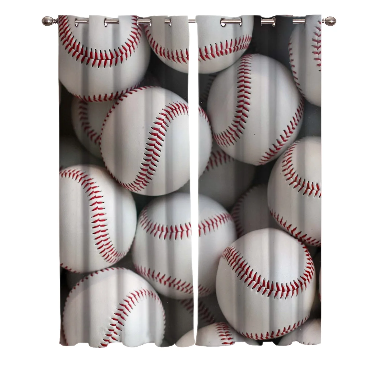 Бейсбольные занавески на окна гостиной для спальни комнатный Цветочный