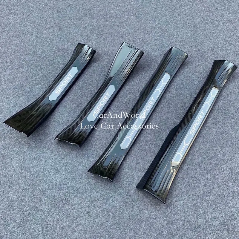 Подходит для Toyota RAV4 2019 - 2023 Интерьер Добро пожаловать Скад Пороговый протектор