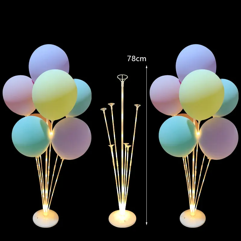 Воздушные шары 7 трубок светодиодные подставка для воздушных шаров дня рождения