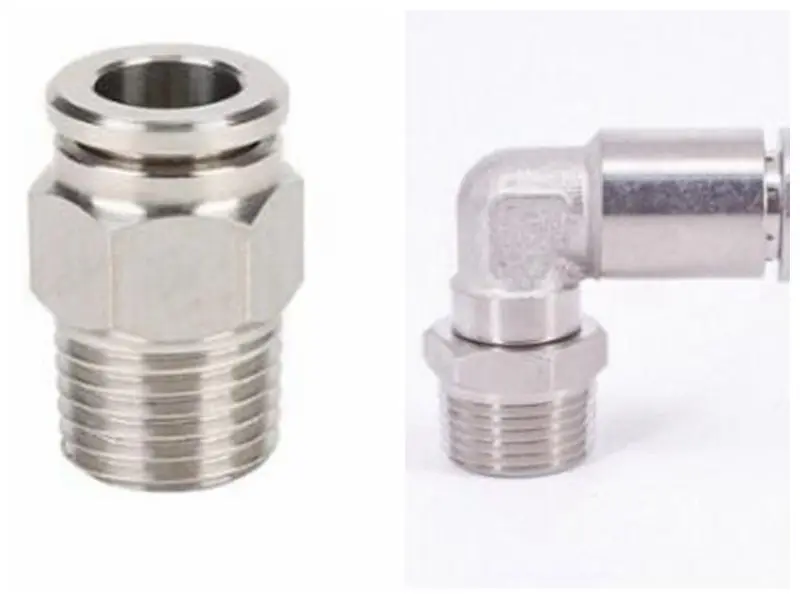 

20 PCS each straight and Elbow NPT 1/2" Male to 12mm Push SS304
